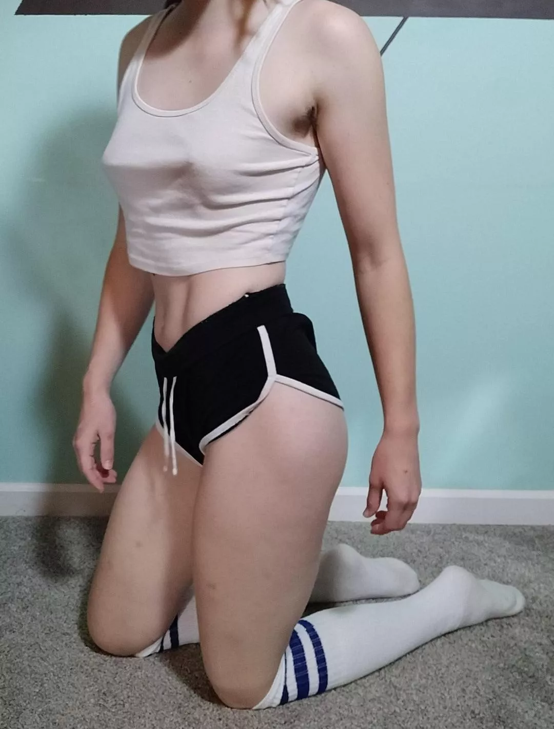 Do you think this is ok to wear to the gym later? 😏