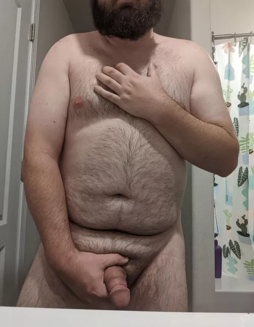 Do you want to ride my beard or cock?