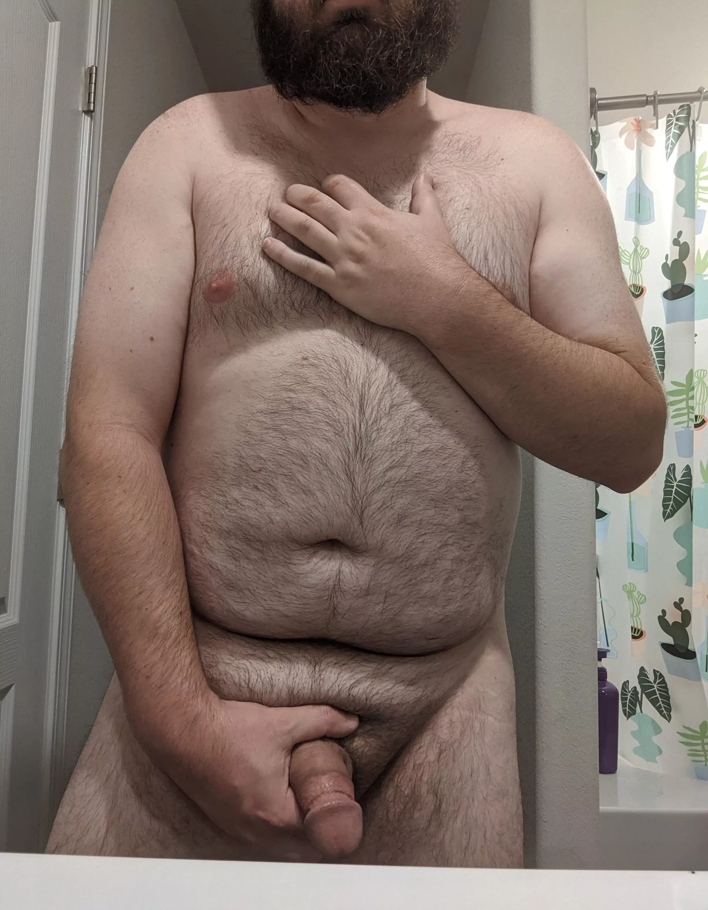 Do you want to ride my beard or cock?