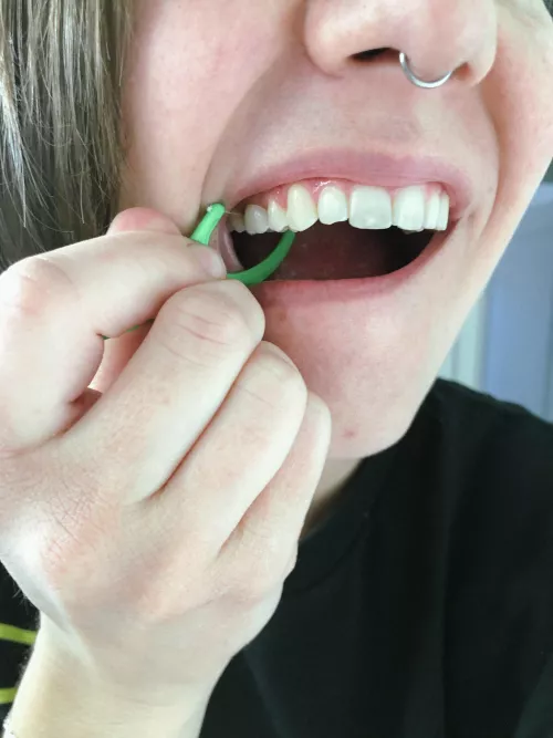 Do you wish you were getting flossed out of my teeth?