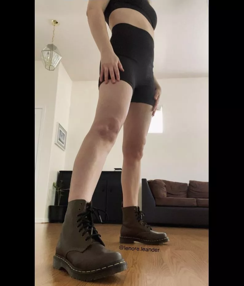 Doc martens & yoga shorts, yay or nay?