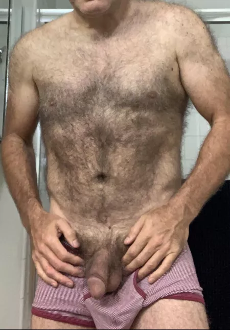 Does a just woke up not even hard pic get your day going?