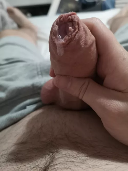 Does a thick uncut cock thats covered in precum do it for you??