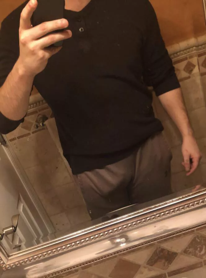 Does anyone else also fantasize about being jerked off over these pants by a hot stranger?