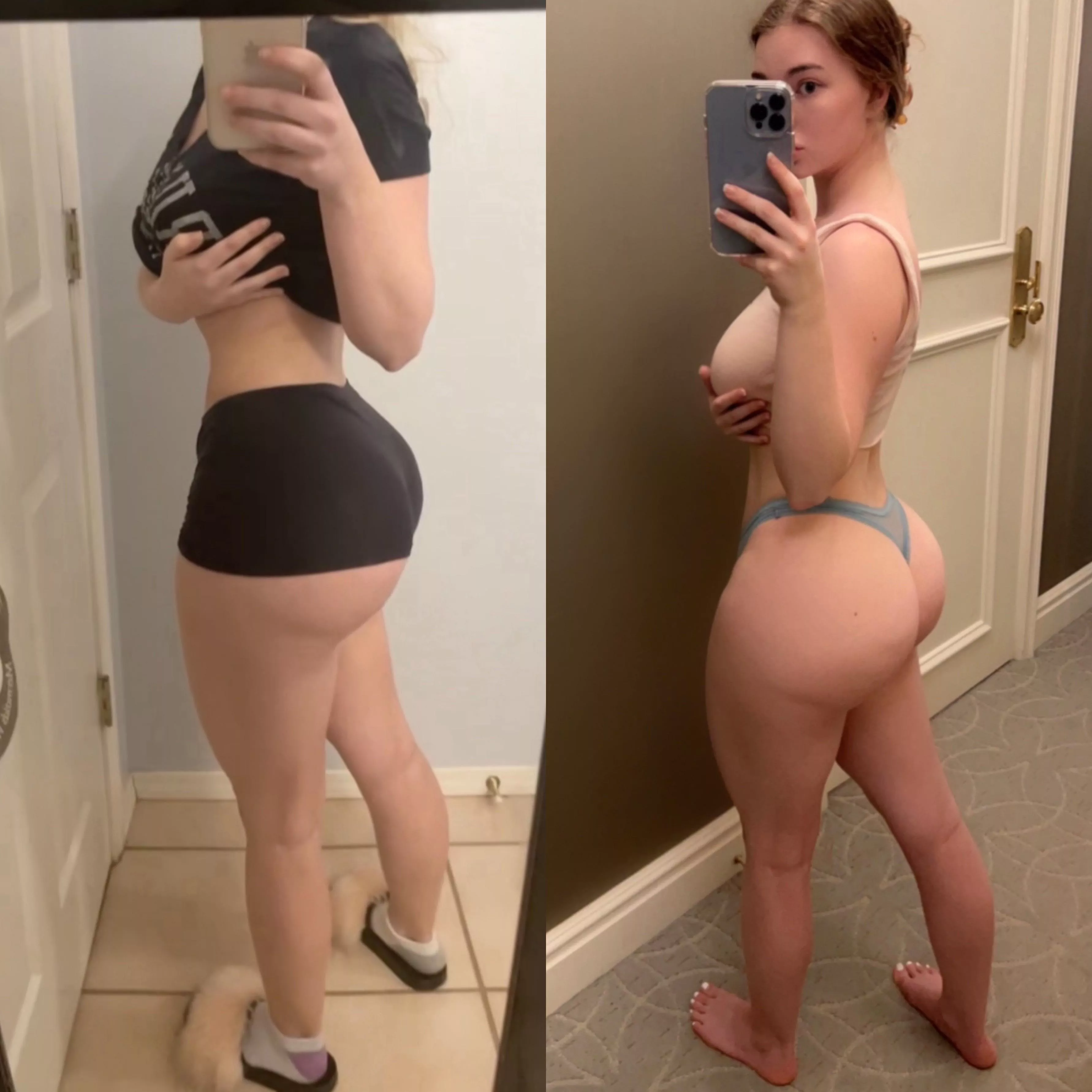 Does my ass look fatter in boyshorts or a thong?