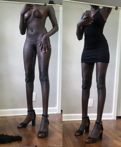 Does My LBD Look Betetr On Me Or On The Floor?