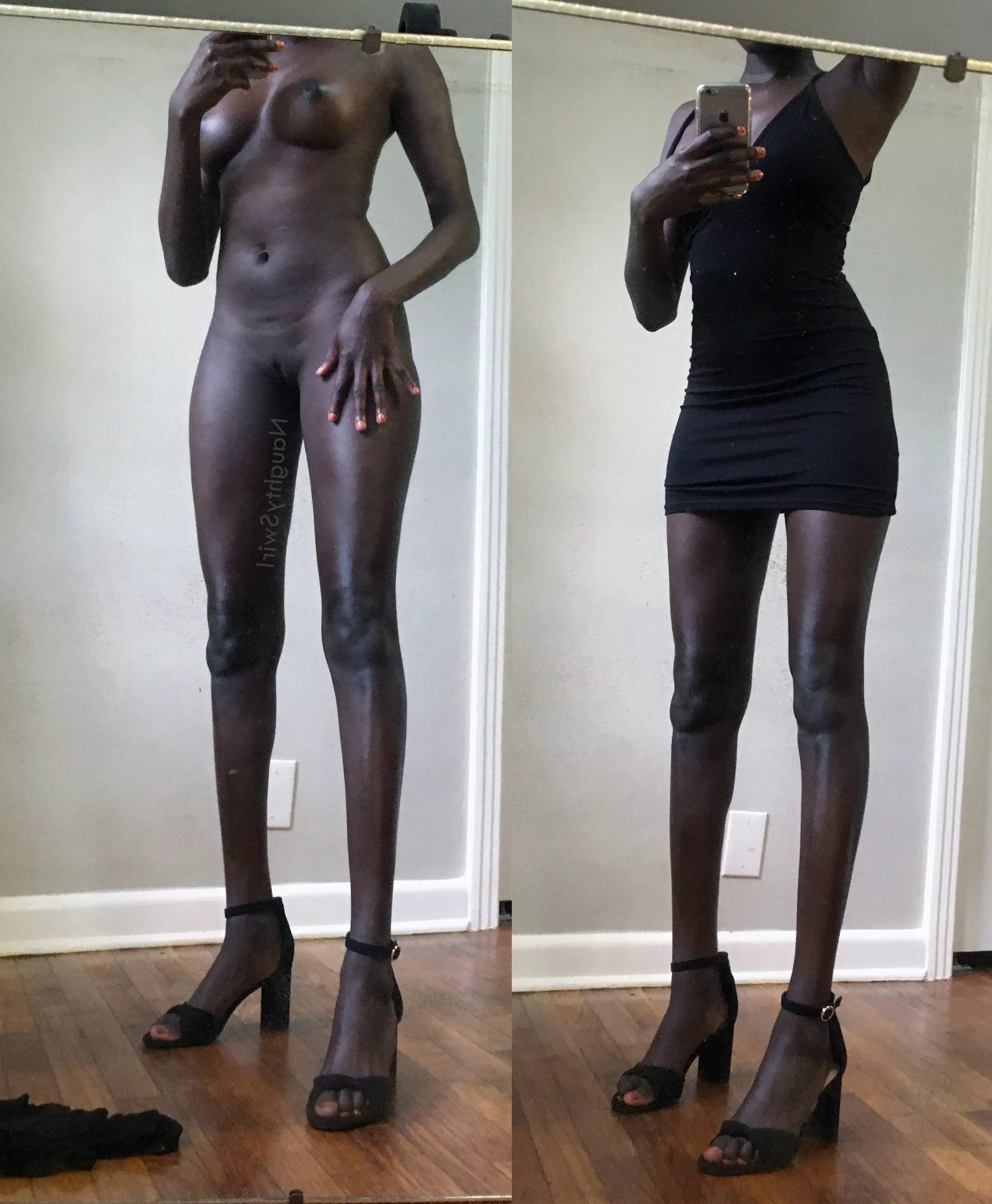 Does My LBD Look Betetr On Me Or On The Floor?