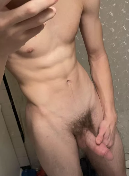 Does this mirror make my cock look good?