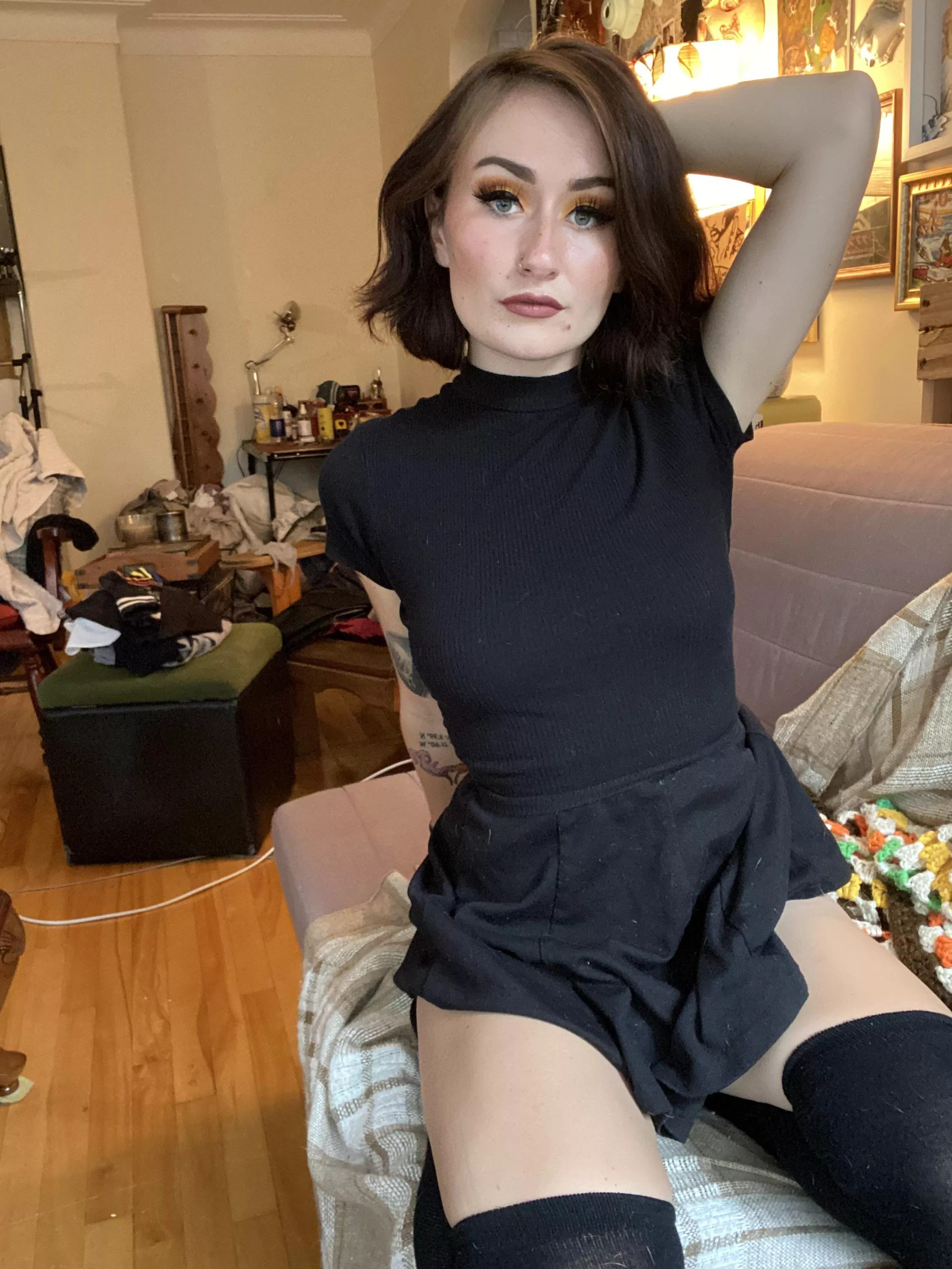 Dog hair is a part of my look😭❤️ (20 F) Dog hair is a part of my look😭❤️ (20 F)