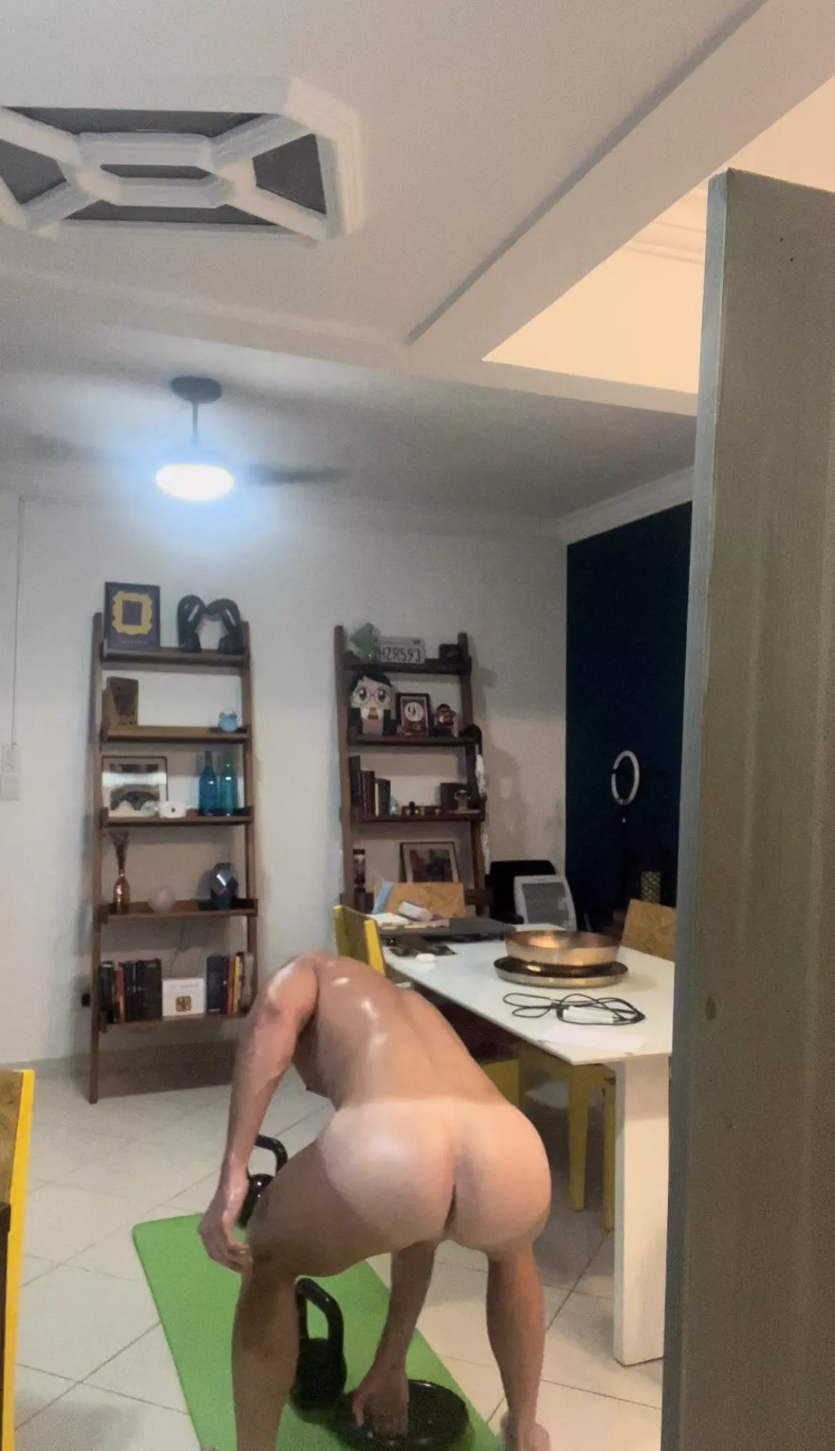 Doing my home workout. Wanna workout with me?