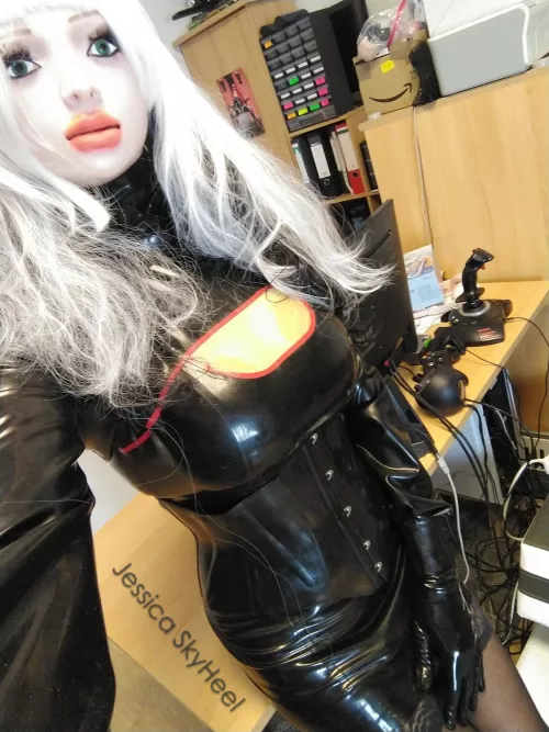 [domme] [oc] Get your latexcatsuit on!
