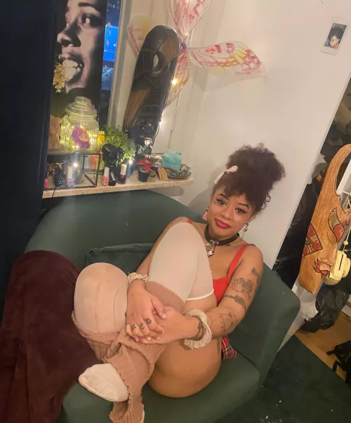 Don’t I look like a doll? 👼🏽💗