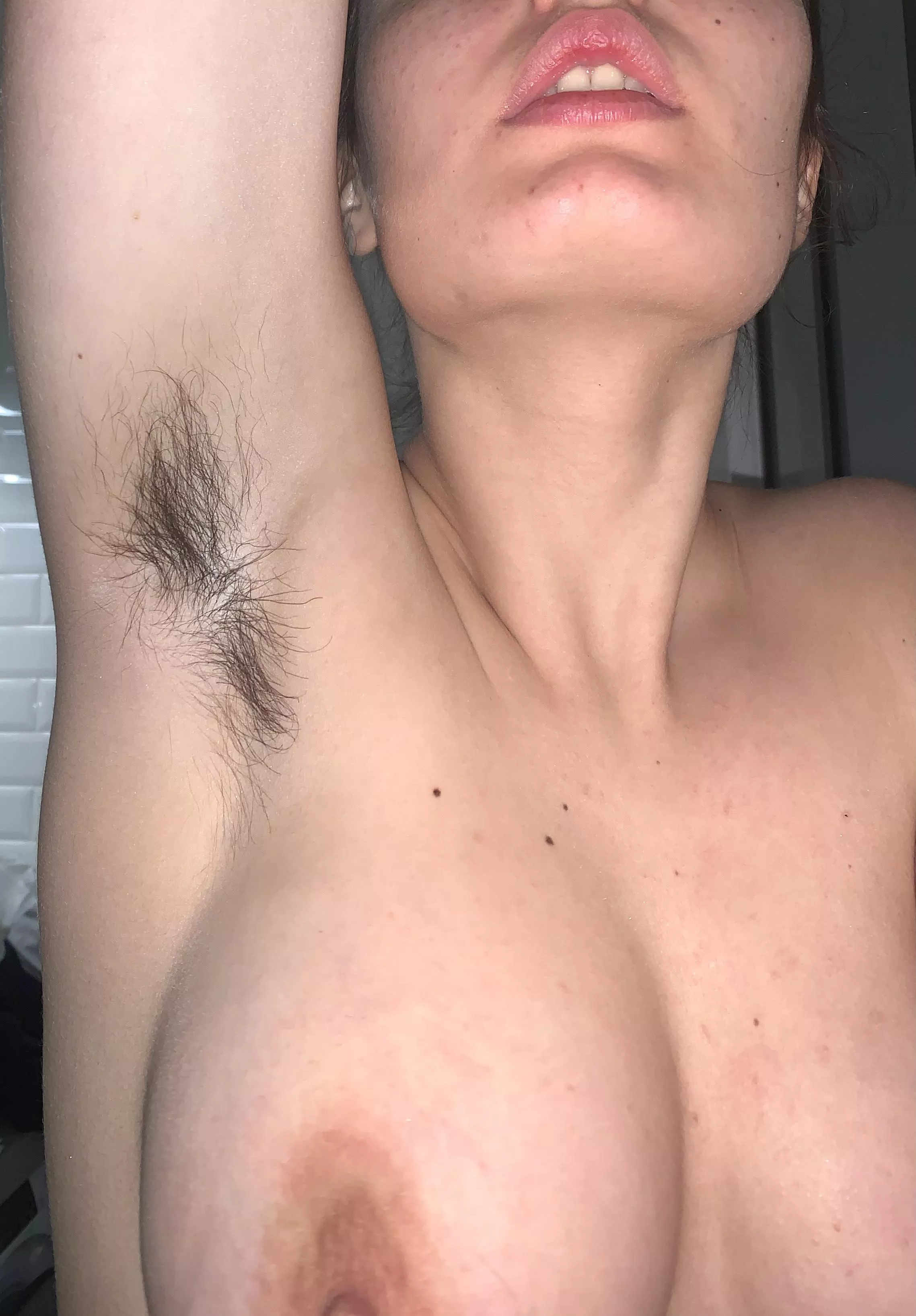 “Don’t mind me babe … Just grabbing something ontop of you … did you just sniff me ? :p”