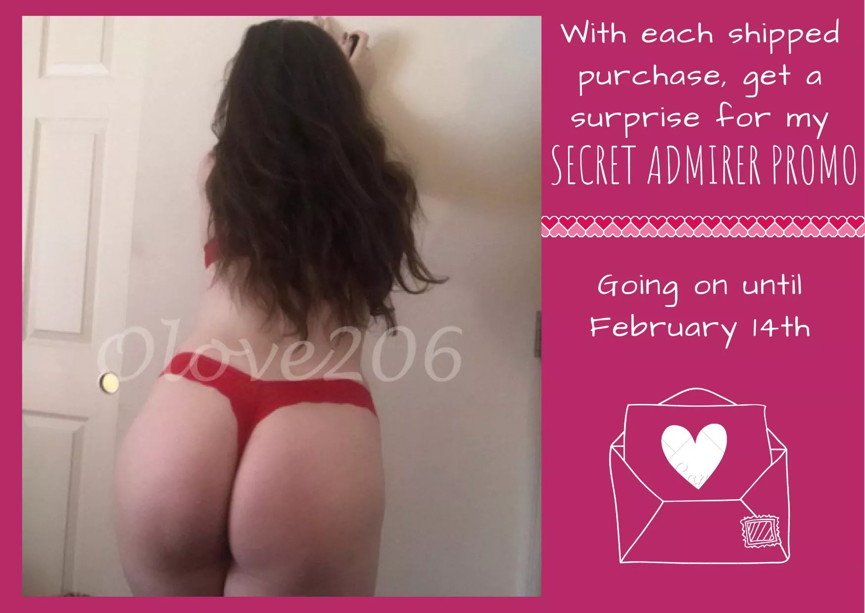 Don’t miss out on my 💕Secret Admirer Promotion💕 to show my clients some love! 🤍 Panties • Socks • Candy • Digital Content • GFE • & more! 🤍 Kik @LivL206 // Ask about my mini app to learn all about me! [selling]
