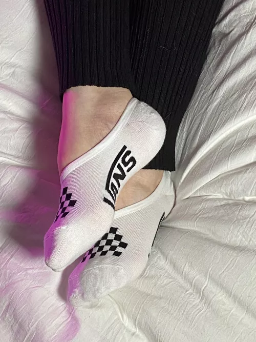 Donβt these vans socks look so hot π