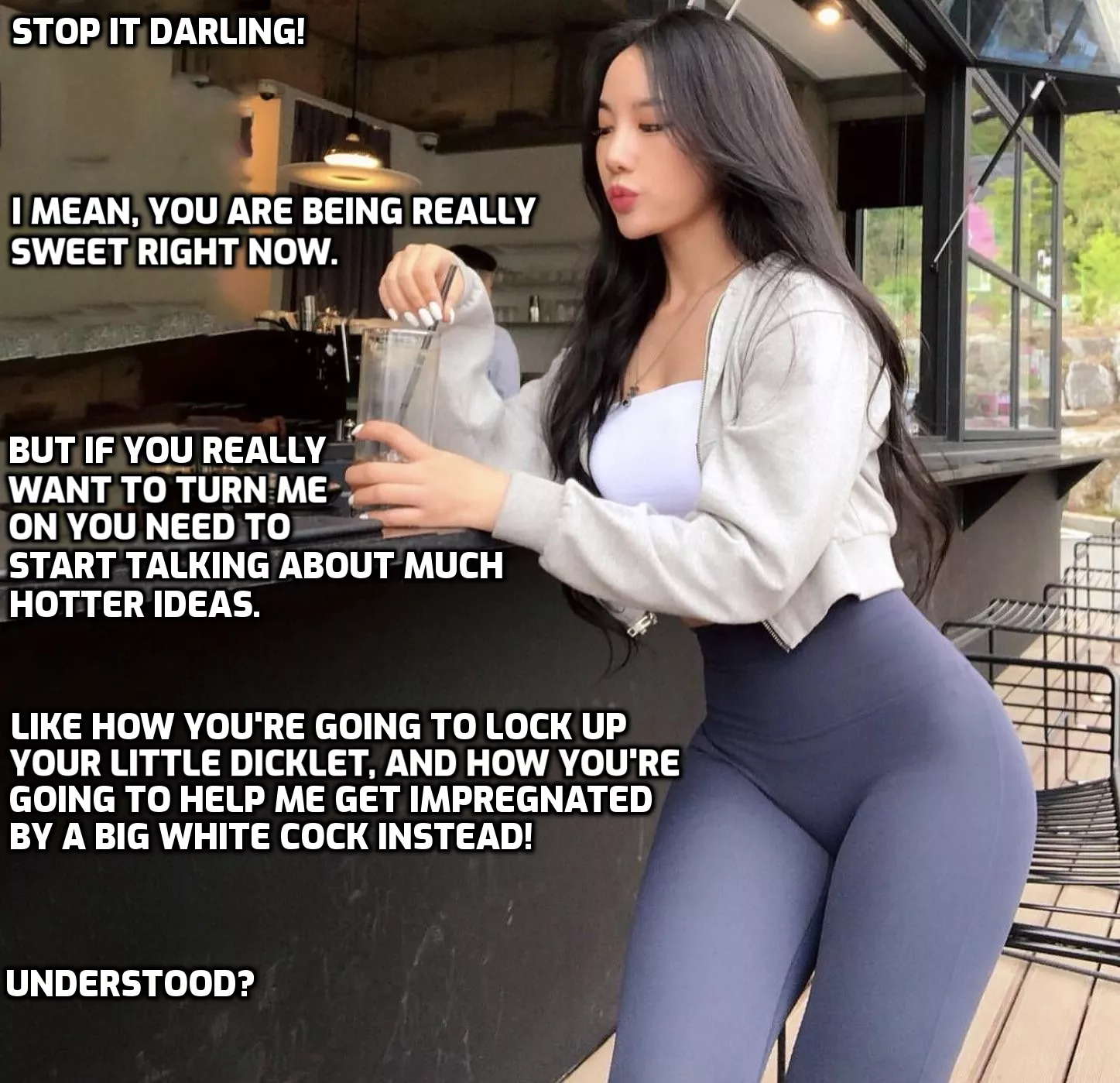 Don't worry, she'll make it a reality soon.