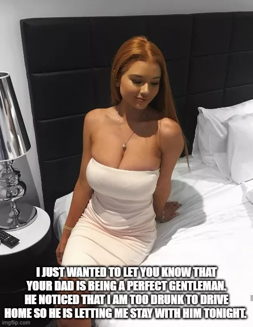 Don't worry so much. He said that I can use his bed tonight.