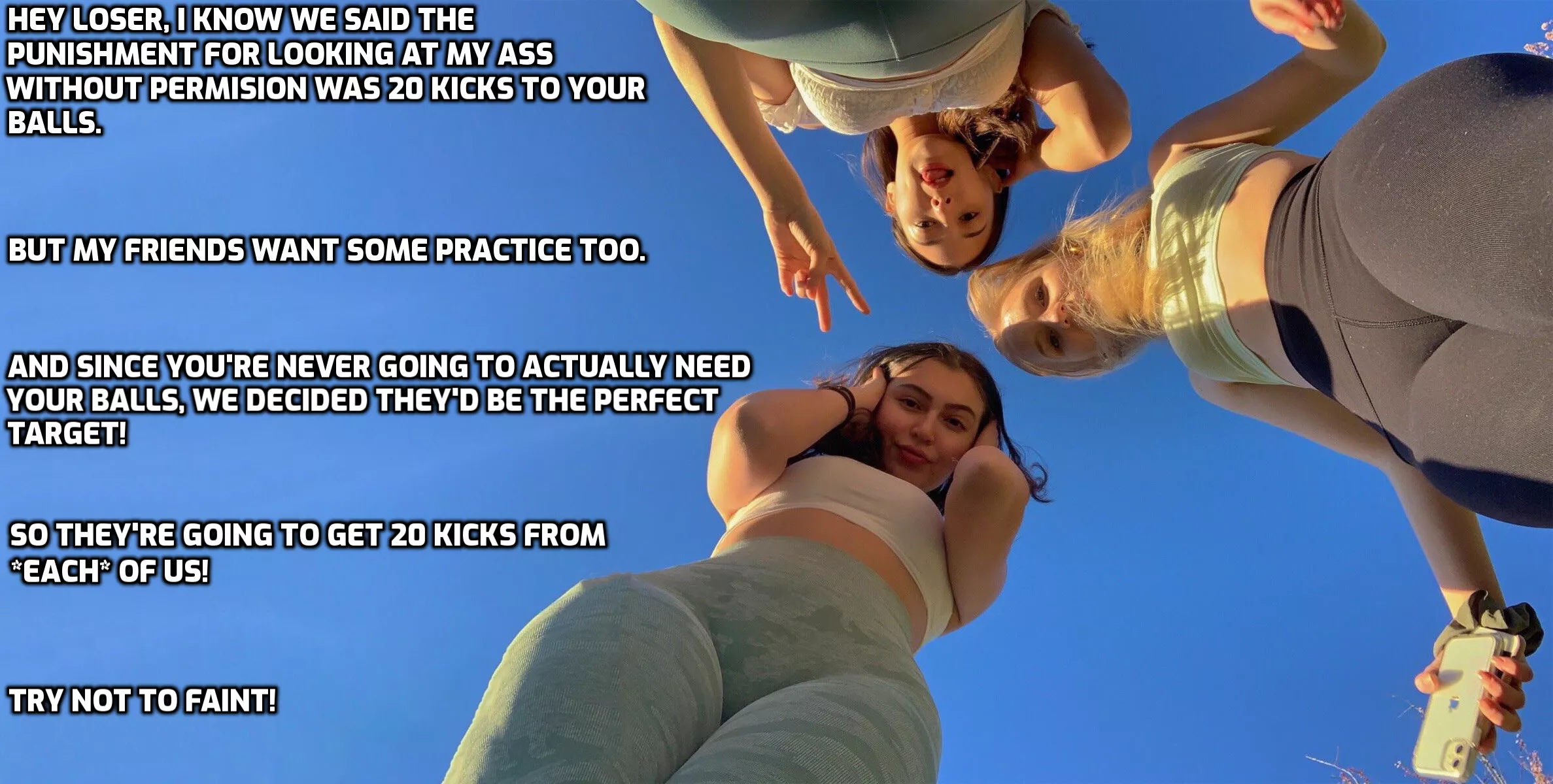 Don't worry, you'll never need them.