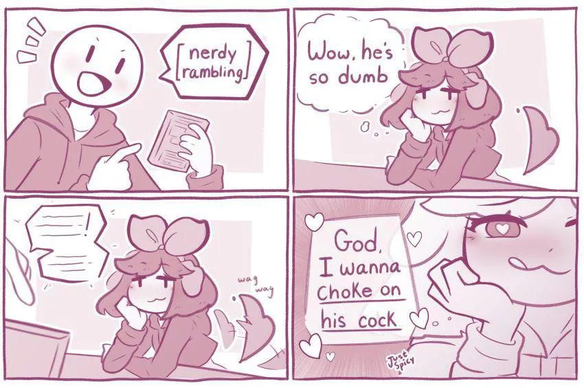 Dorky_Nerdy men and Horny women just go together really well!