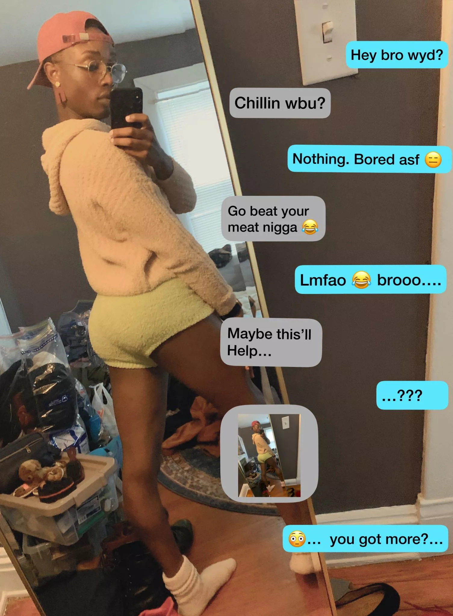 Down low guys be like