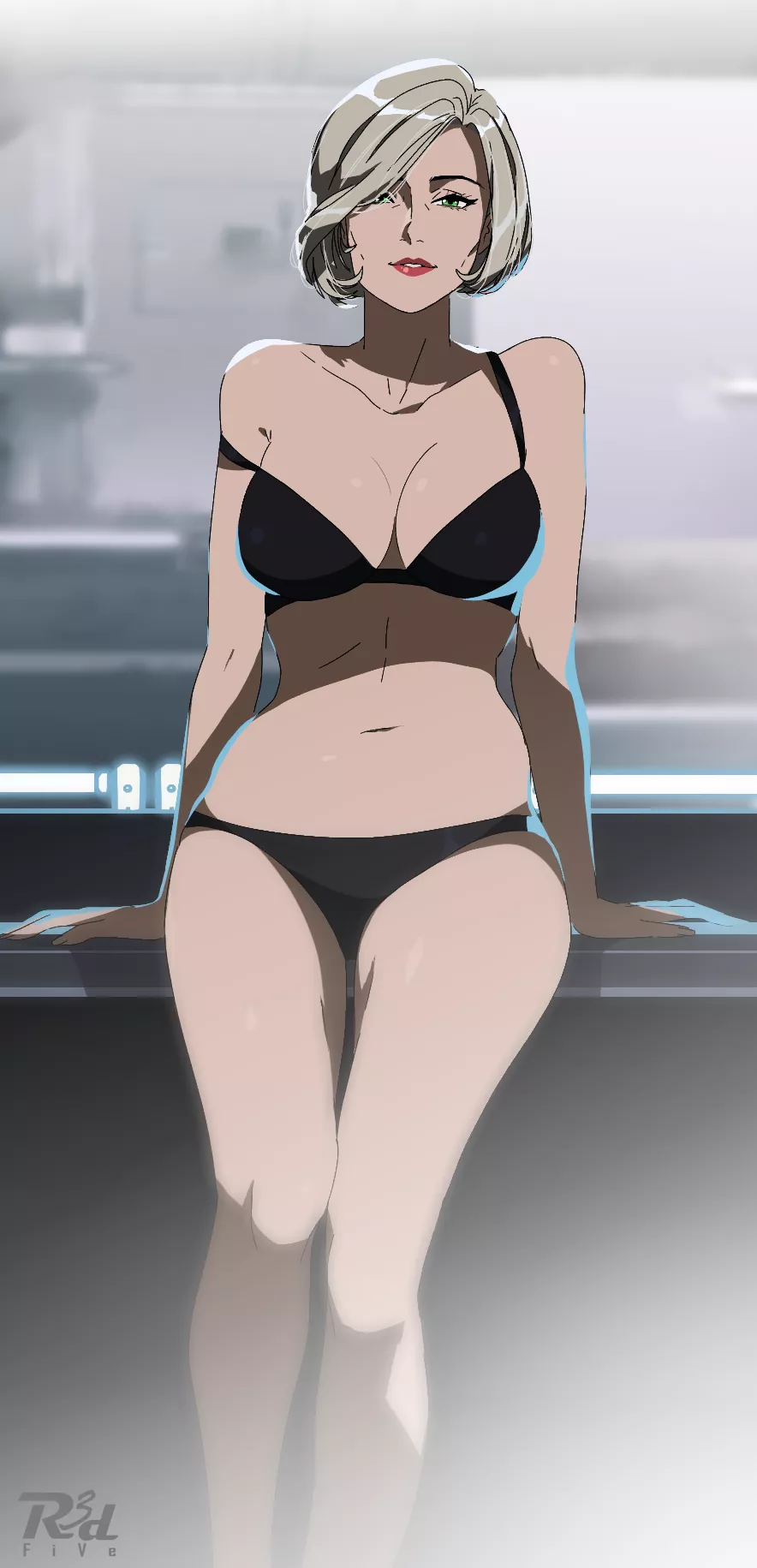 Dr. Karin Chakwas in elegant lingerie (r3dfive) [Mass Effect]