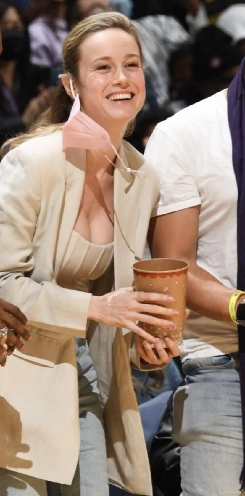 Drain my throbbing cock for Brie Larson's tits