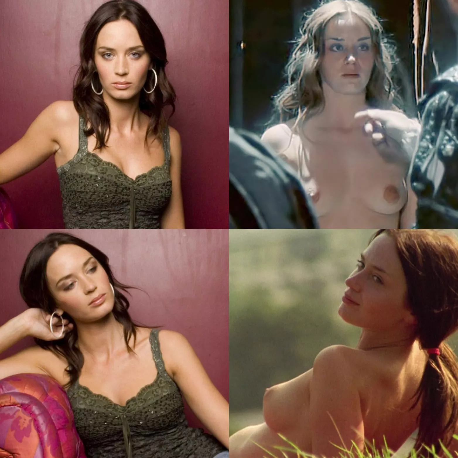 Drain my throbbing cock for Emily Blunt