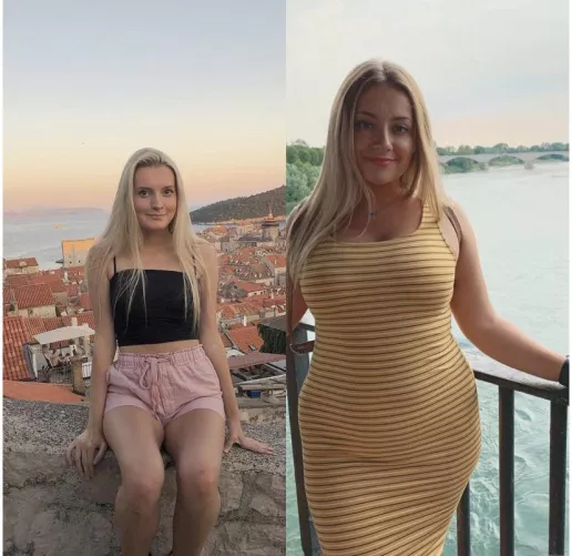 Dramatic 3 year difference