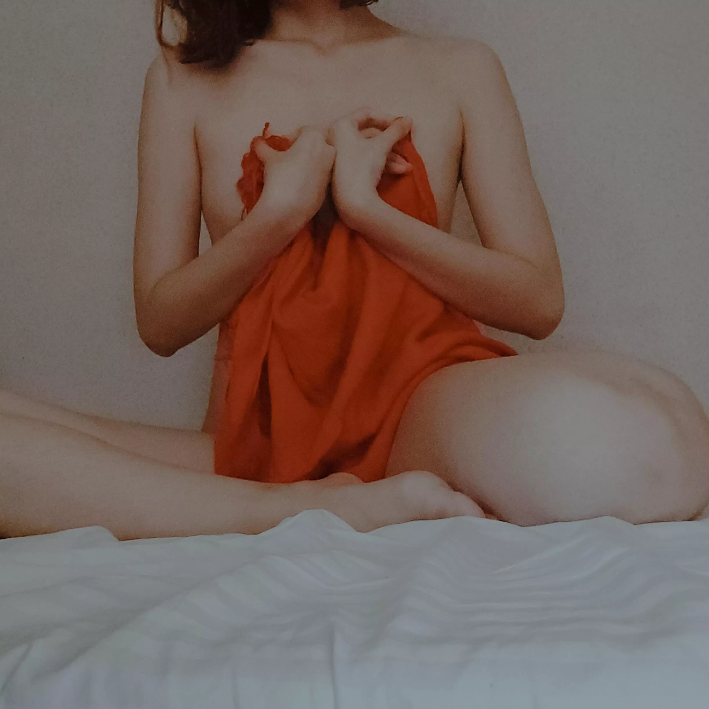 Draped in red Draped in red