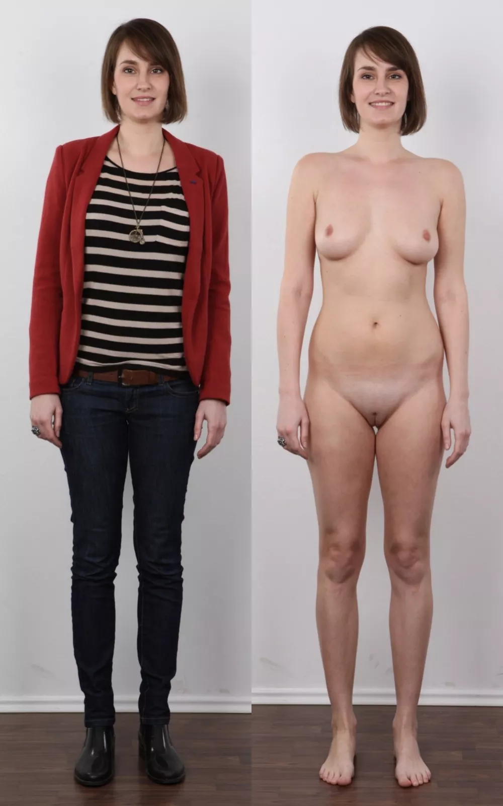 dressed adn undressed for Casual Friday