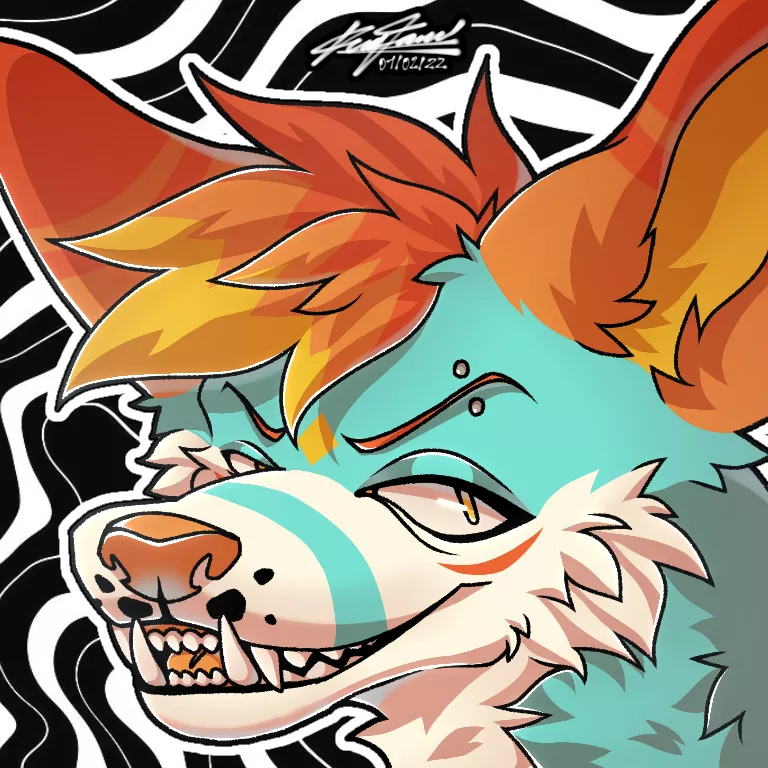 Drew myself a new pfp for discord! My ig: kureijiurufu (headshot/bust comms open!!)