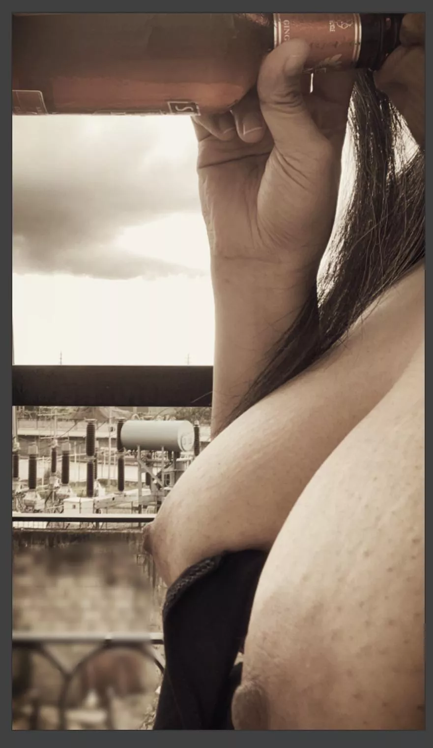 drinking alone on another balcony, still waiting for that balcony (f)ucktasy to cum thru..