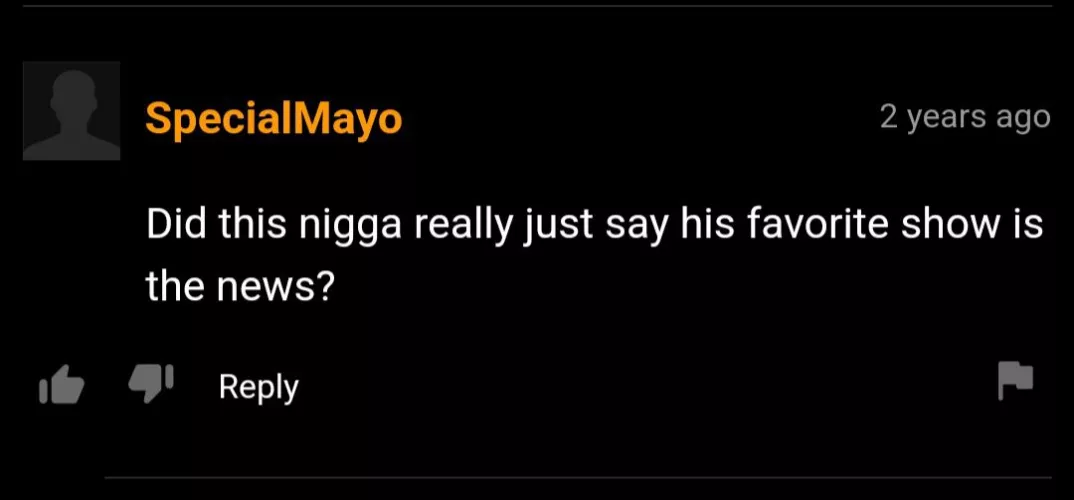 dudes favorite show is the news