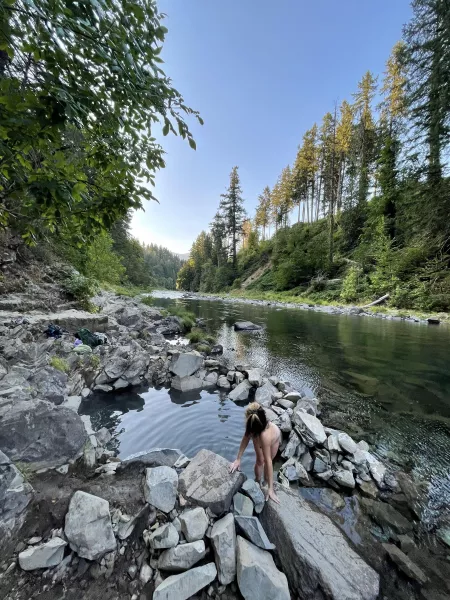 earned this one 💦 oregon hot spring #15 for me