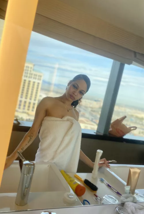 Eat my butt while I do my hair ?