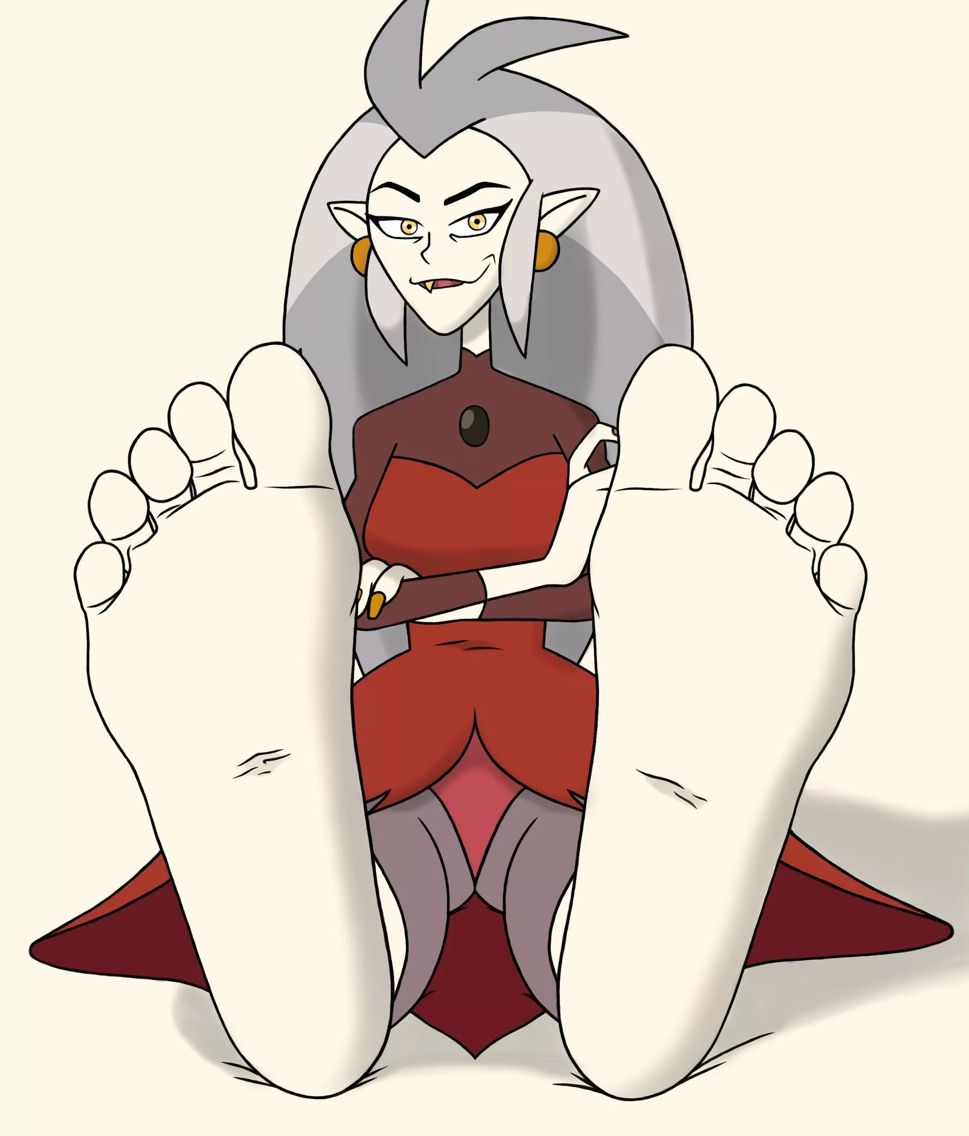 Eda's soles. (Skullmanbooru)[The owl house]