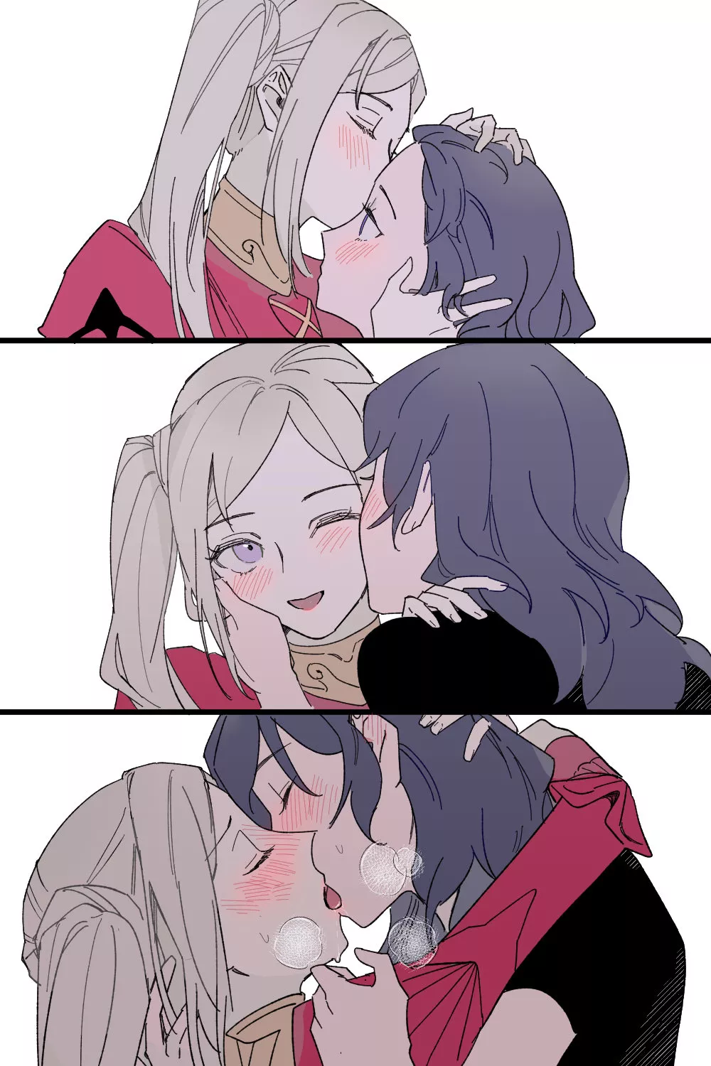 Edelgard and Byleth bonding [Fire Emblem]