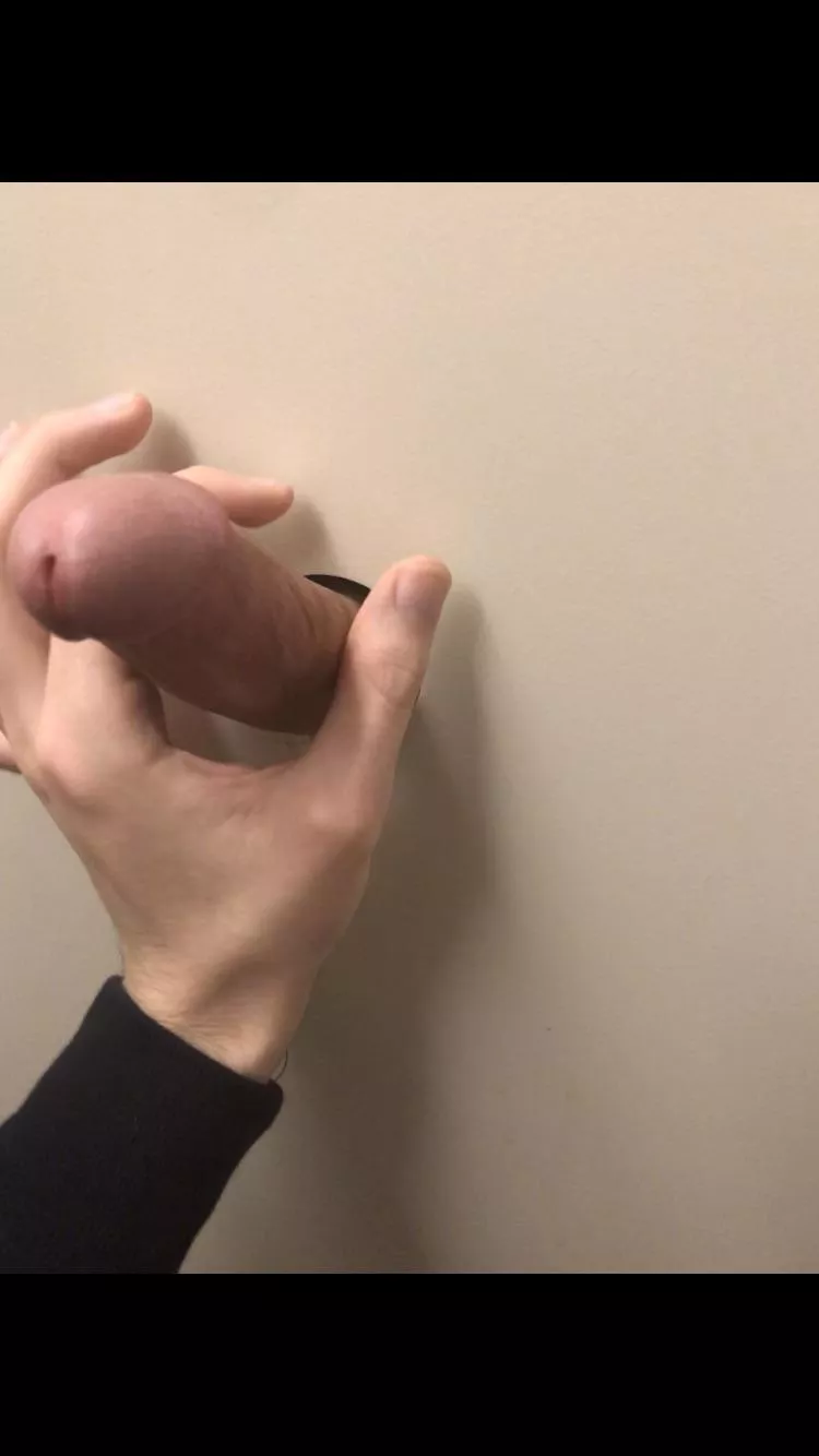 Edged this guy at the campus gloryhole