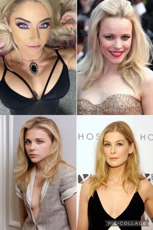 Edging for Alexa Bliss, Rachel McAdams, Chloe Grace Moretz and Rosamund Pike! Anyone wanna chat, RP or give a JOI?