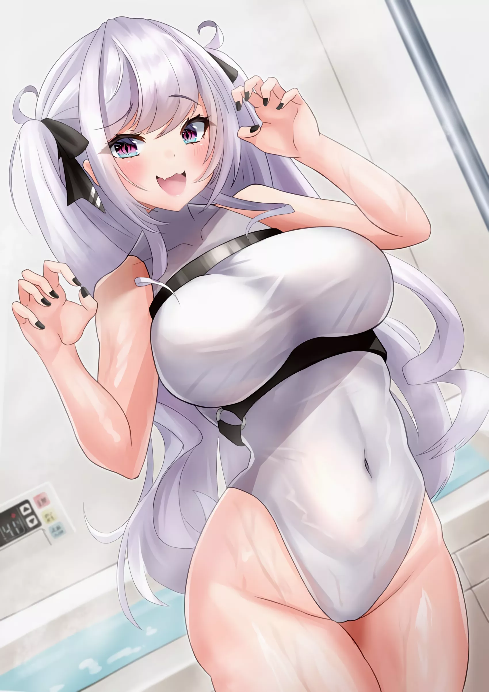 Elbe about to use the bathtub (bouhuuu_39) [Azur Lane]