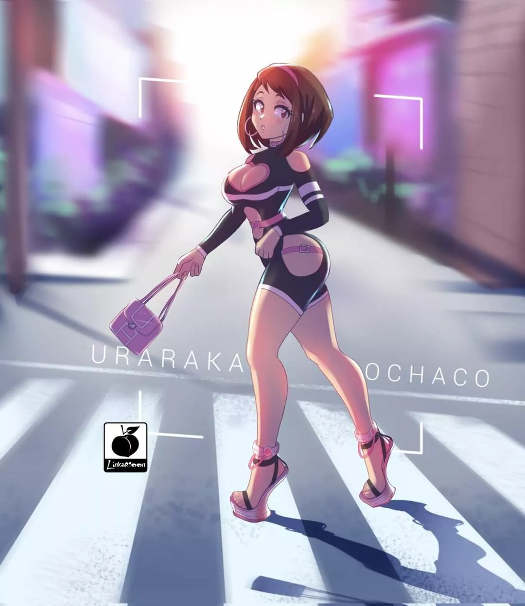 Elegantly Sexy Uraraka by Linkartoon