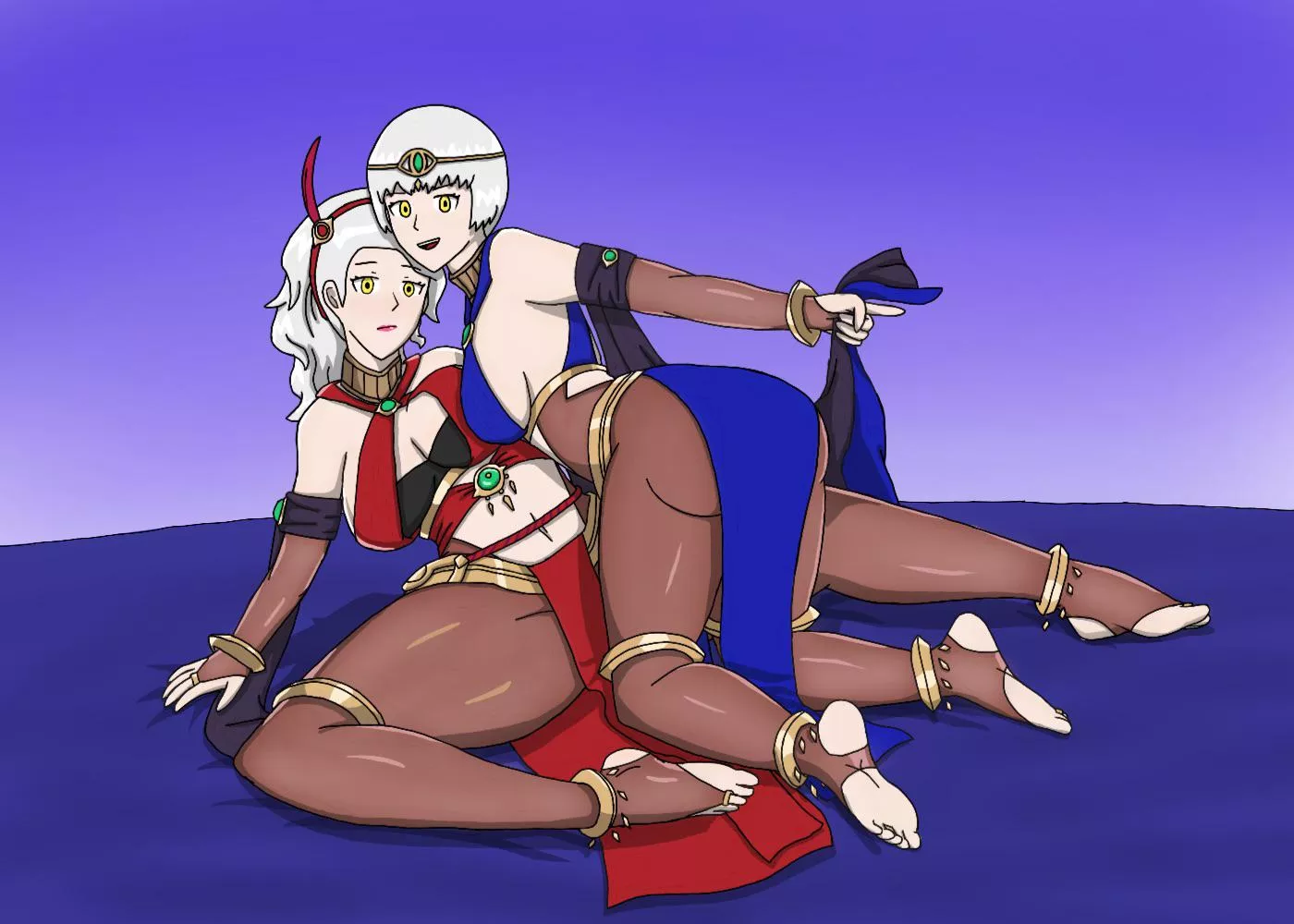 Elizabeth and Margaret, the Velvet Dancers