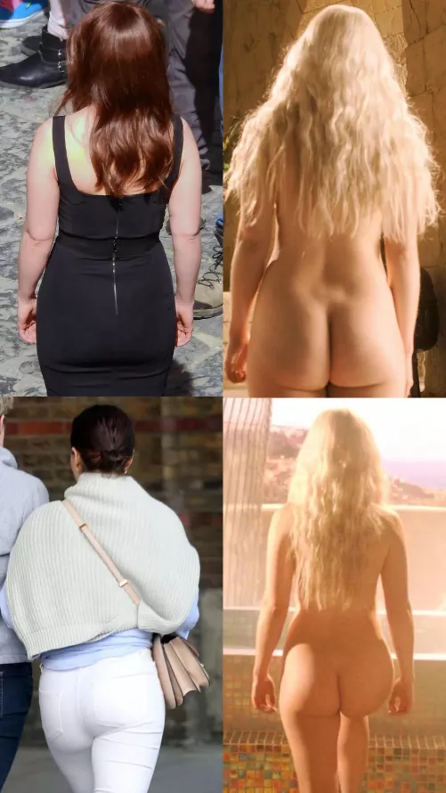 Emilia Clarke has such a fat, plump ass