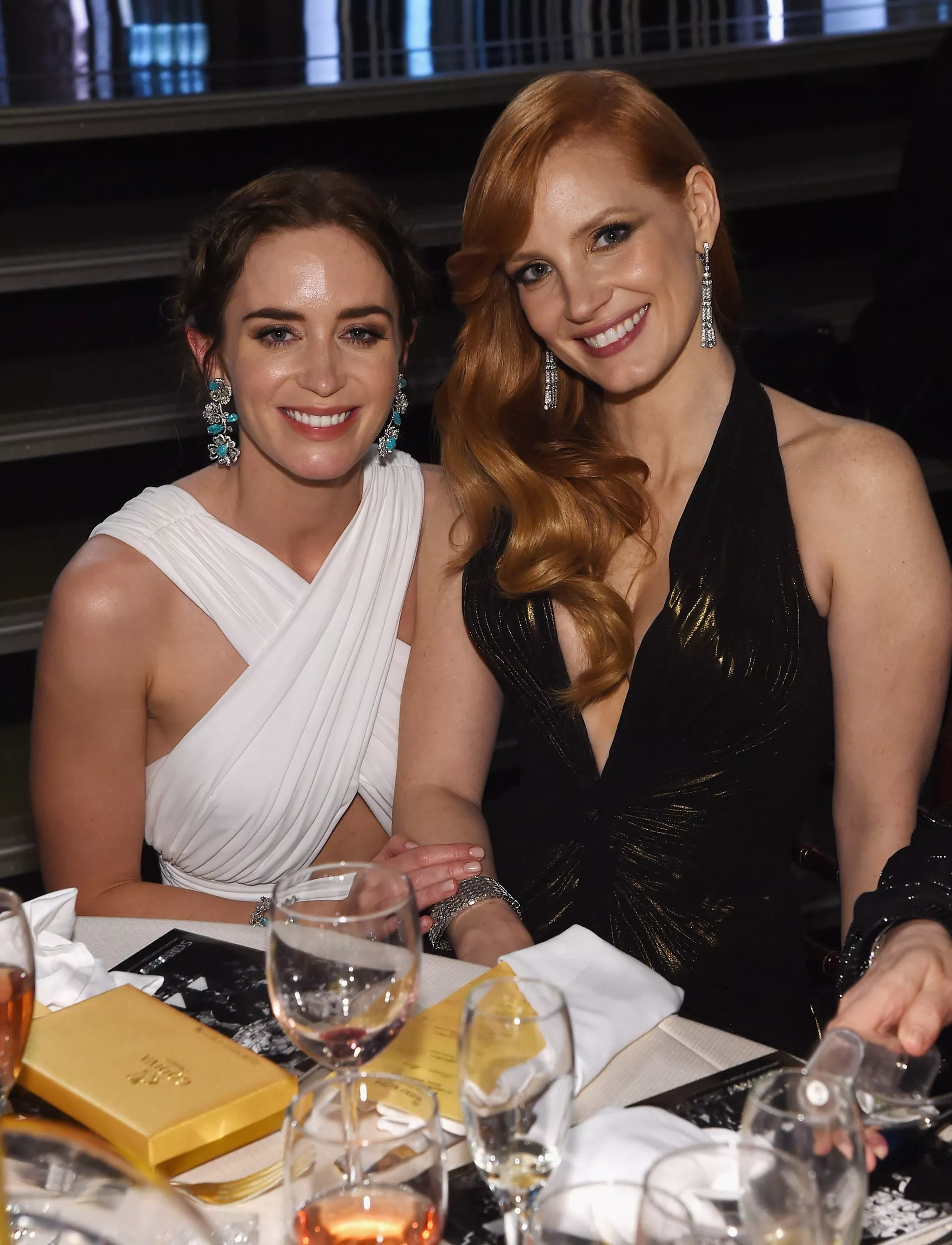 Emily Blunt and Jessica Chastain