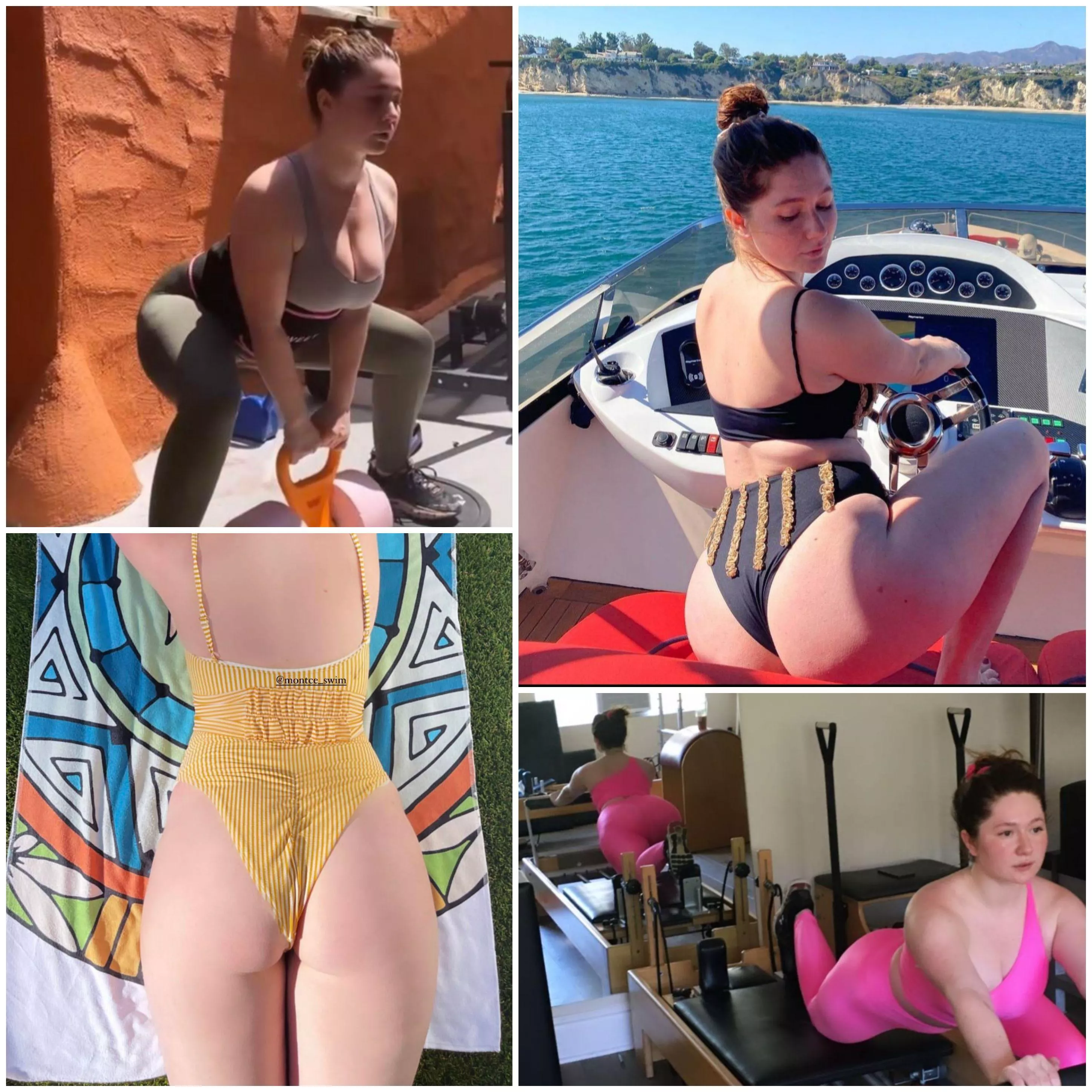 Emma Kenney and her thick natural body have my cock pulsing uncontrollably, I'm thrusting into my bed just looking at her and I'm desperate to be drained