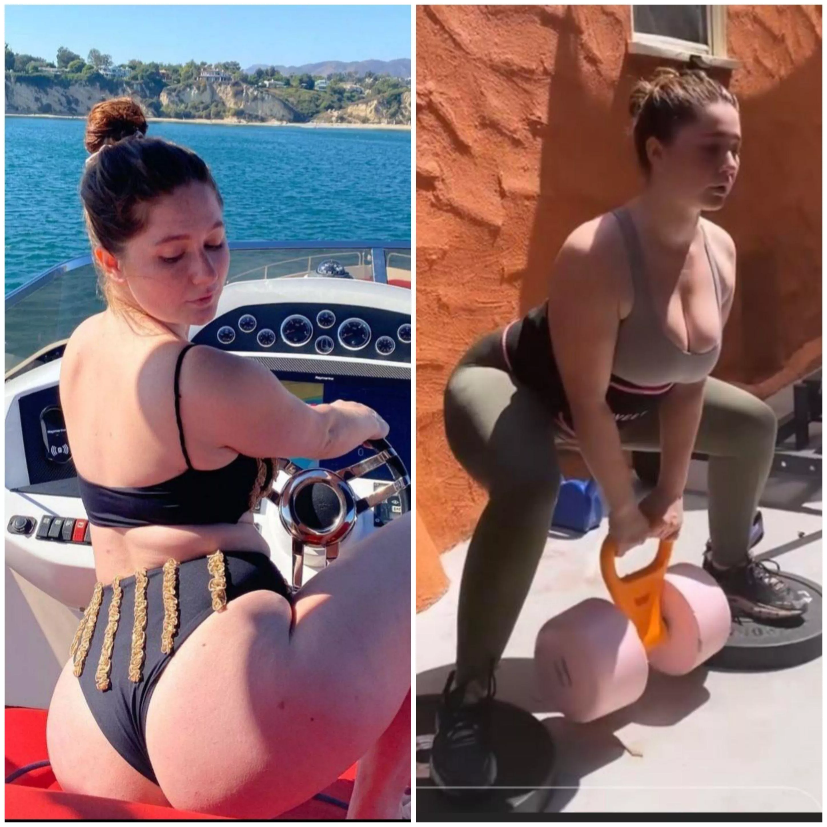 Emma Kenney is stacked, big thick ass, massive tits, and a cute face