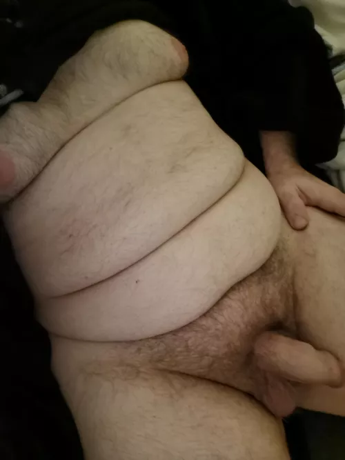 Empty belly, soft cock