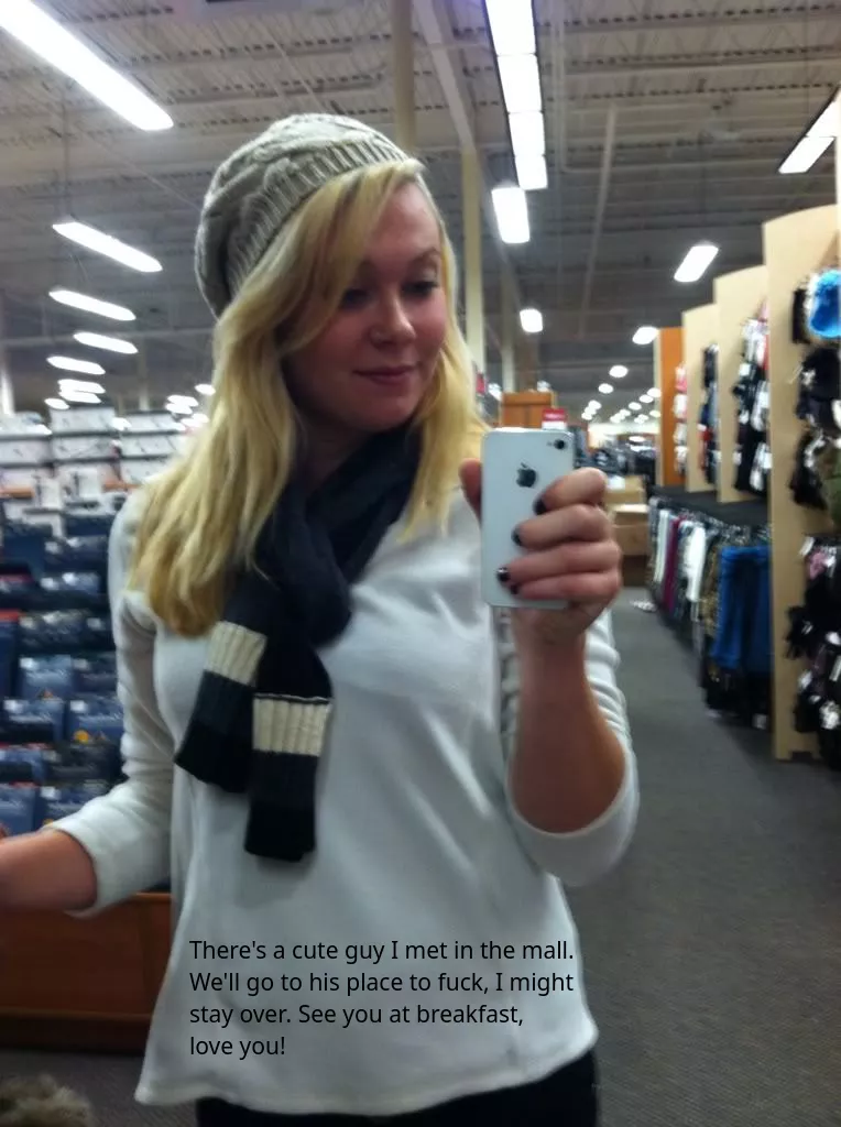 Enjoy! Can you bring croissants and your cum-filled pussy please?