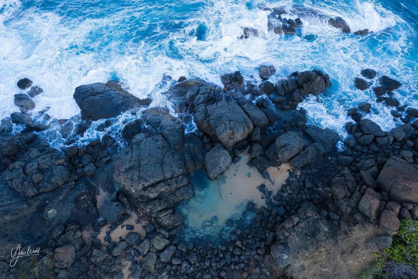 Enjoy the view from a natural pool in Puerto Rico 🇵🇷✨