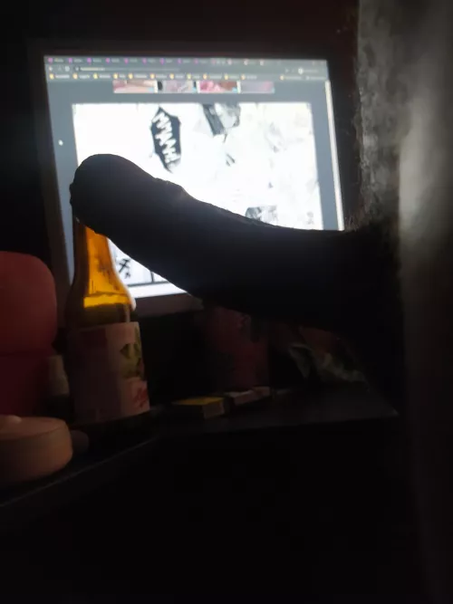 Enjoying some good hentai!